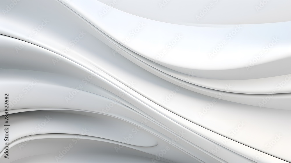 White abstract with seamless wavy pattern. White abstract with seamless wavy pattern.