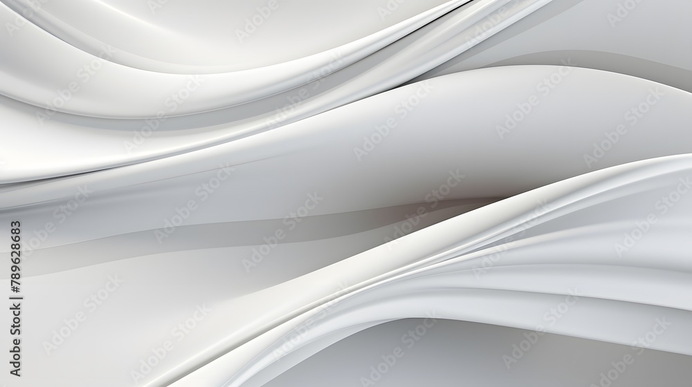 White abstract with seamless wavy pattern. White abstract with seamless wavy pattern.