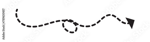 Hand drawn arrow. Vector doodle icon. lack arrow. Vector illustration in white background in eps 10.