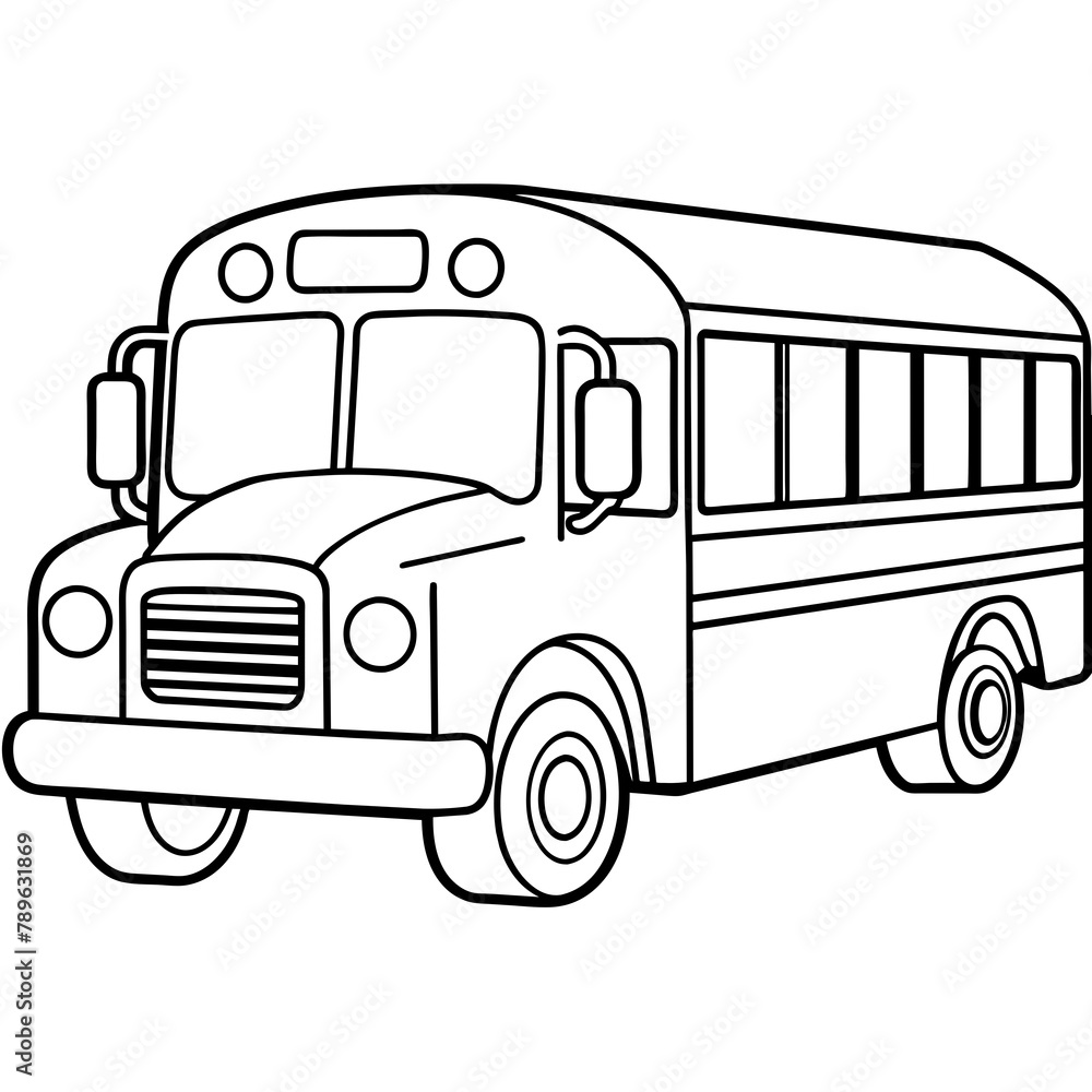 -illustration-of-a-school-bus-vector-illustration