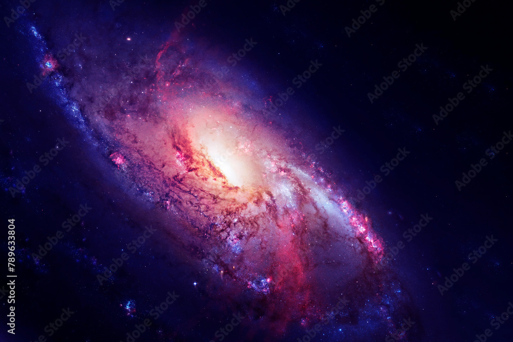 Fototapeta premium Beautiful cosmic nebula. Elements of this image furnished by NASA