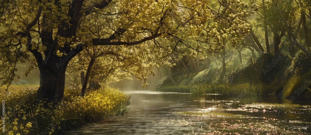 Springtime river Springtime river