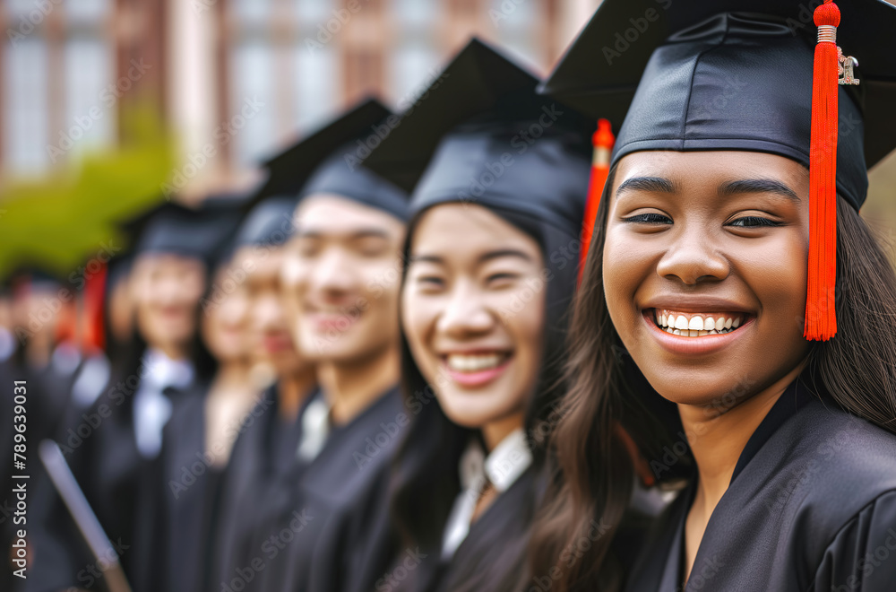 Young black Graduate with Bright Future Young black Graduate with Bright Future