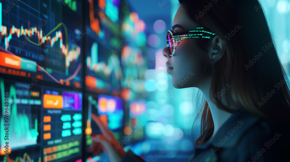 stock trading, woman looking at stock market charts and finance forms on computers, Wall Art Design for Home Decor, 4K Wallpaper and Background for Mobile Cell Phone, Smartphone, Cellphone stock trading, woman looking at stock market charts and finance forms on computers, Wall Art Design for Home Decor, 4K Wallpaper and Background for Mobile Cell Phone, Smartphone, Cellphone