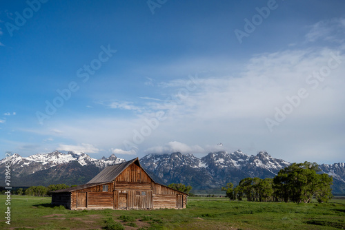 An old Mormon Barn in Grand Teton photo