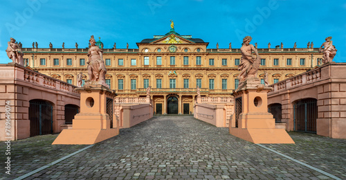 The baroque style castle in Rastatt city, Schwarzwald, Baden Württemberg, Germany, Europe photo