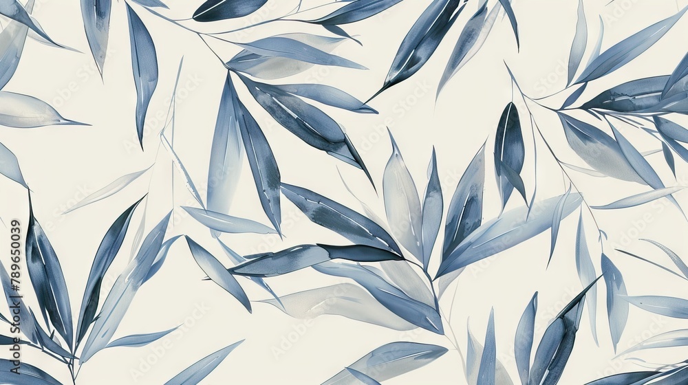 Abstraction of leaves in the style of digital oil painting. For wall decoration, wallpaper and mural. AI generated illustration Abstraction of leaves in the style of digital oil painting. For wall decoration, wallpaper and mural. AI generated illustration