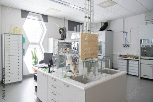 Modern Bright Laboratory Room photo