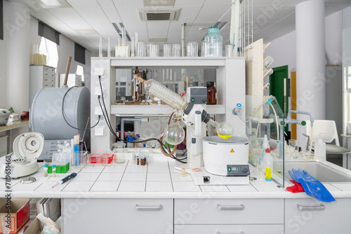 Modern Bright Laboratory Room photo