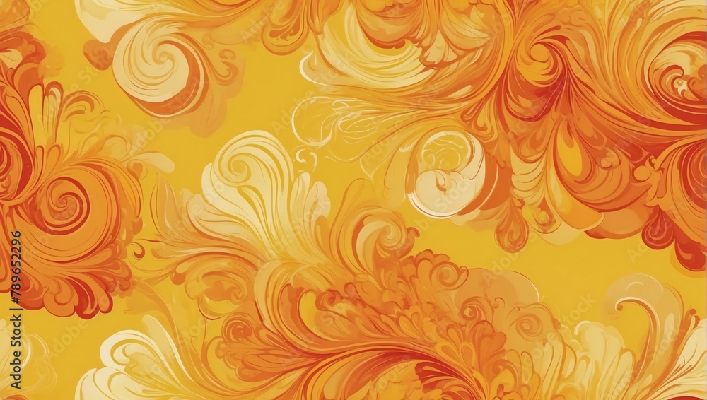 Vibrant gradient swirls blending sunny yellows with rich marigold. Vibrant gradient swirls blending sunny yellows with rich marigold.