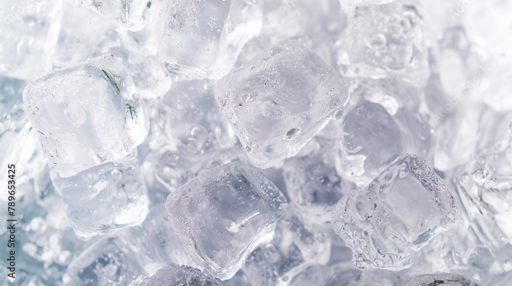 ice cubes on the water ice cubes on the water