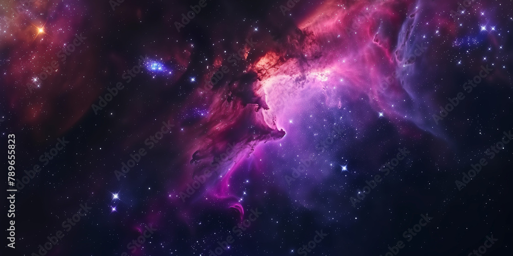 Nebula and galaxies in space. Abstract cosmos background Nebula and galaxies in space. Abstract cosmos background