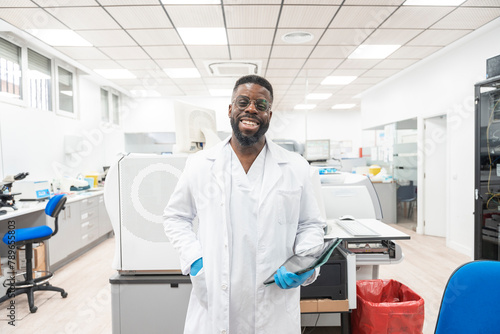 Portrait Of Scientist In Laboratory photo