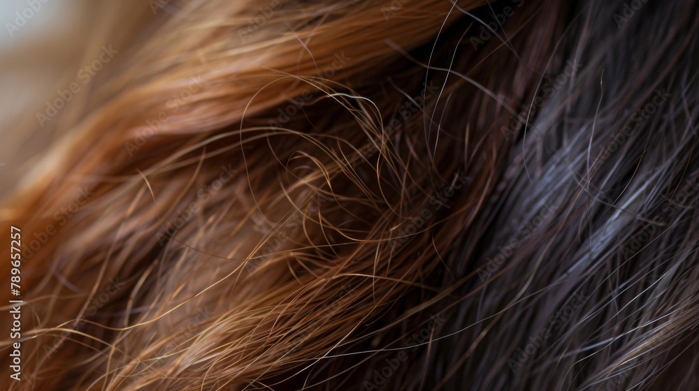 Health, hair care and strand of person with texture for luxury, shampoo shine and conditioner. Clean, wellness and salon treatment on head with dermatology for growth, results and transformation Health, hair care and strand of person with texture for luxury, shampoo shine and conditioner. Clean, wellness and salon treatment on head with dermatology for growth, results and transformation