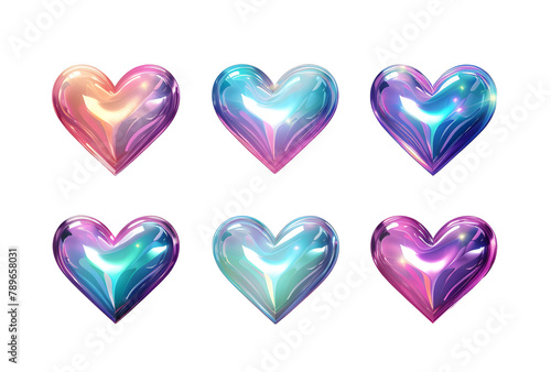 3d chrome y2k metal elements. Chrome hearts Y2K melted, mercury shape 3d set isolated on transparent background metallic fluid refraction and abstract form drip design hearts, spilled liquid metal.
