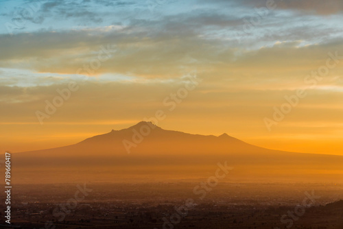 Picturesque Dawn over La Malinche photo