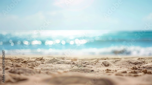 Rustic Summer Greeting on a Peaceful Beach © BG_Illustrations