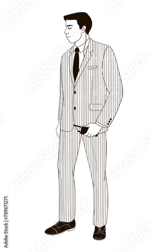 hotel staff  African American male  character, security