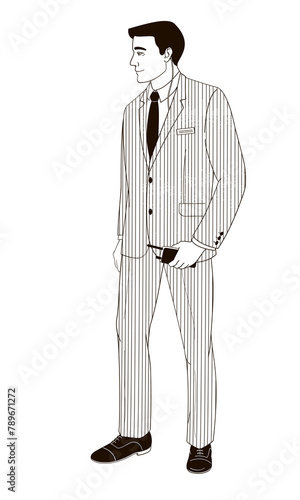 hotel staff  male  character, security