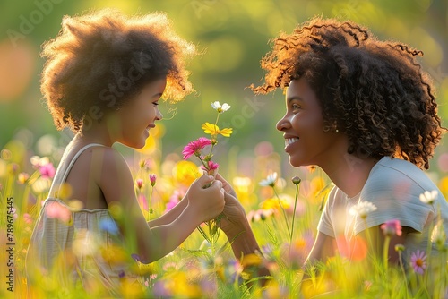 Mother Day Image of a Happy...