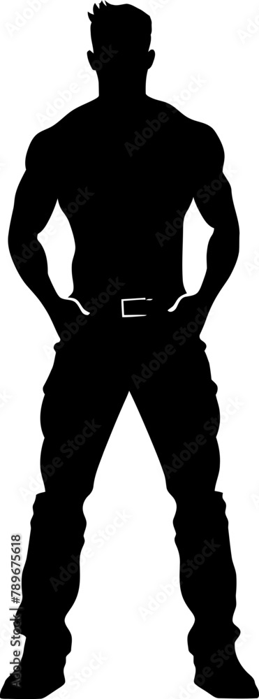 Jean Juggernaut Muscled Emblem Vector Design PowerFlex Prestige Denim Muscle Man Logo Jean Juggernaut Muscled Emblem Vector Design PowerFlex Prestige Denim Muscle Man Logo