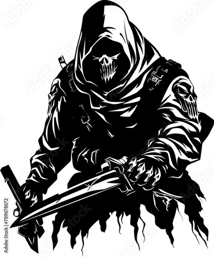 Harvest Havoc Combat Reaper Icon Phantom Fighter Reaper Weapon Emblem