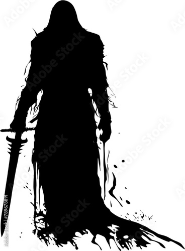 Eerie Enforcer Grim Reaper Weapon Vector Dooms Defender Combat Weapons Reaper Logo