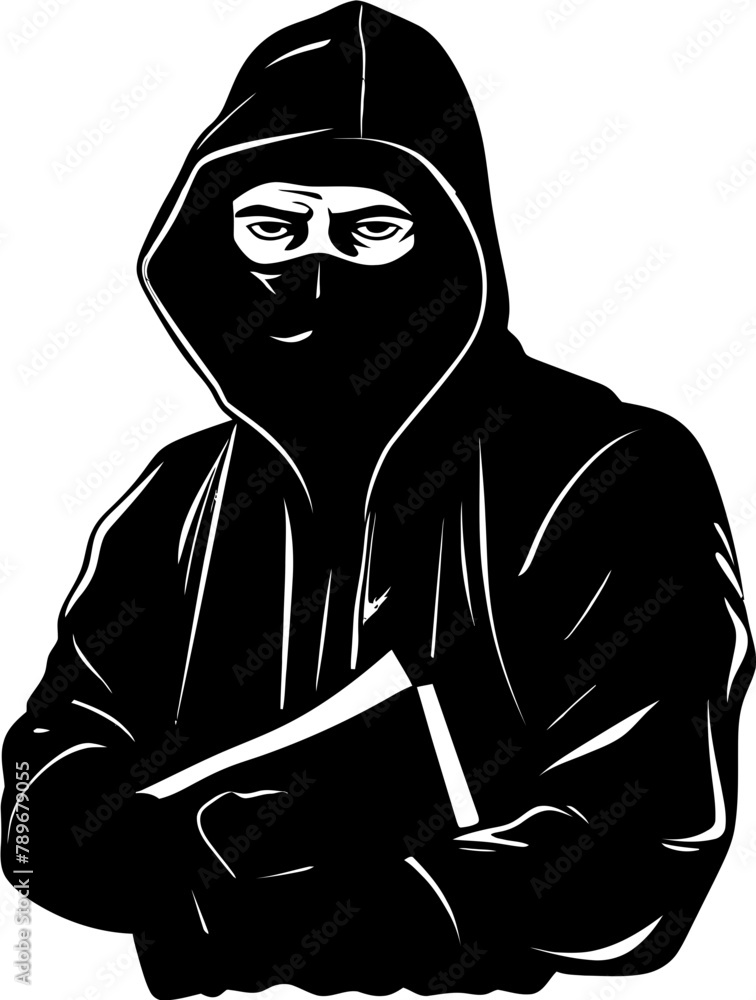 Pillaged Purse Robber with Stolen Goods Symbol Filched Fortune Stolen Bag Vector Emblem Pillaged Purse Robber with Stolen Goods Symbol Filched Fortune Stolen Bag Vector Emblem