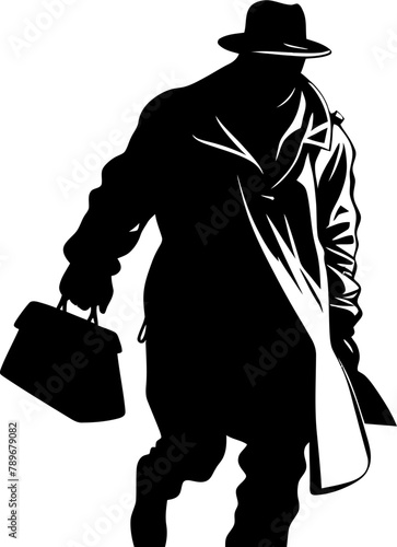 Looted Legacy Stolen Bag Icon Design Covert Cache Robber with Stolen Bag Vector Icon