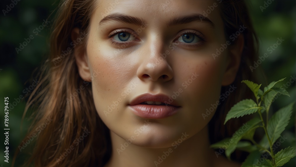 Elegante Schönheit: Ein Blick voller Geheimnisse Elegante Schönheit: Ein Blick voller Geheimnisse