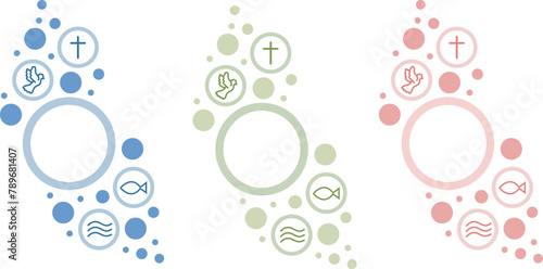 Taufsymbole Bubbles 