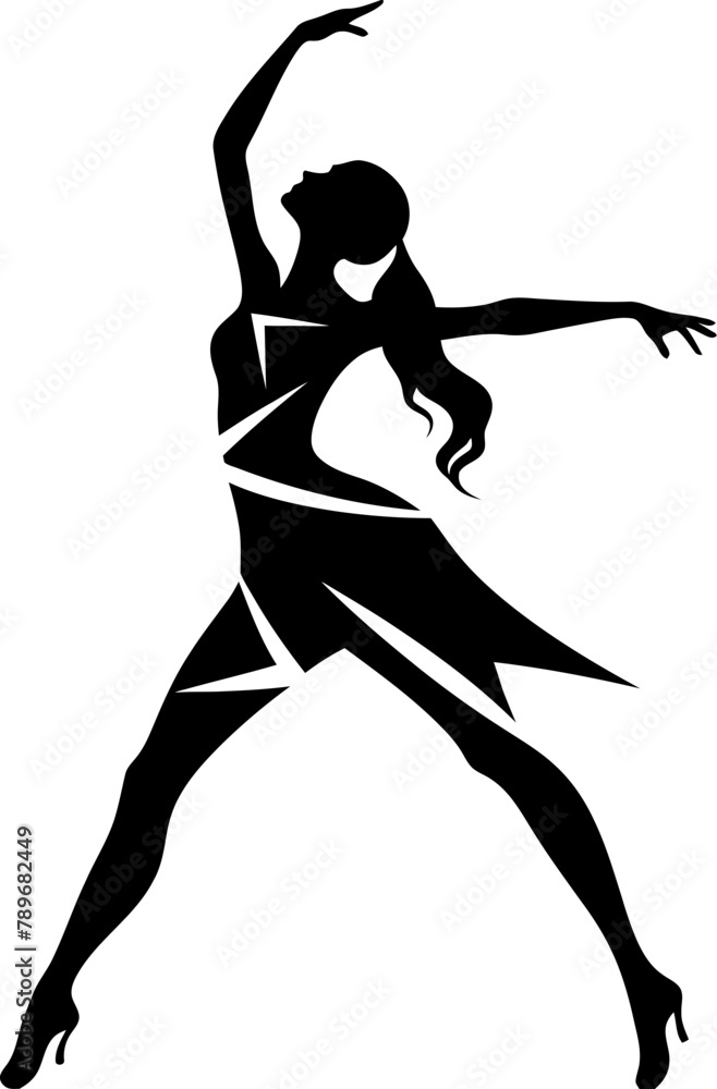 Harmonic Movement Vector Dancer Icon Eternal Expression Dance Soul Logo