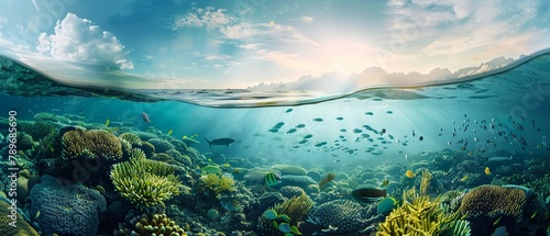 Utilize unique perspectives to showcase the impact of conservation efforts on our environment photo