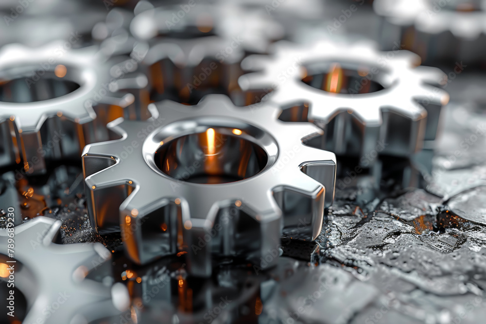 A visual metaphor of gears turning in harmony, representing the synergy of individual contributions. Concept of teamwork and coordination. Generative Ai. A visual metaphor of gears turning in harmony, representing the synergy of individual contributions. Concept of teamwork and coordination. Generative Ai.