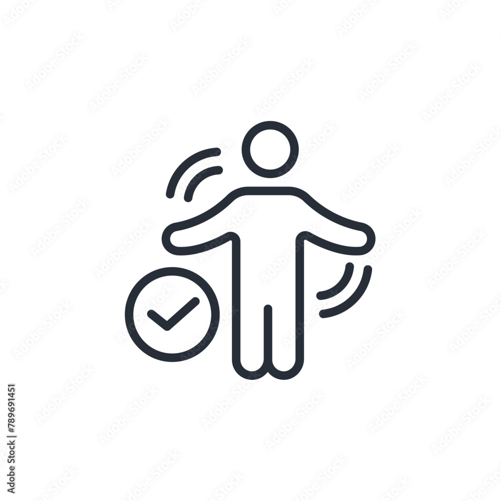movement icon. vector.Editable stroke.linear style sign for use web design,logo.Symbol illustration. movement icon. vector.Editable stroke.linear style sign for use web design,logo.Symbol illustration.
