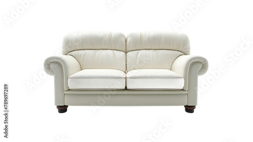 Sofa on isolated white background