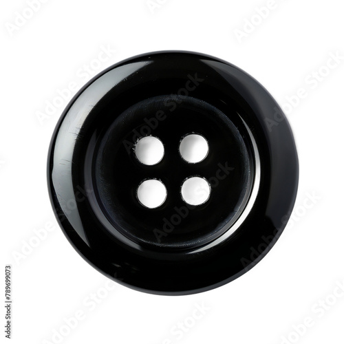 Spare button on isolated white background