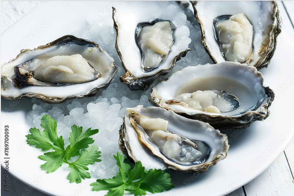 Oysters are exquisite seafood delicacies, creamy with a taste of the sea, juicy and aromatic, perfectly complementing any culinary adventure. Oysters are exquisite seafood delicacies, creamy with a taste of the sea, juicy and aromatic, perfectly complementing any culinary adventure.