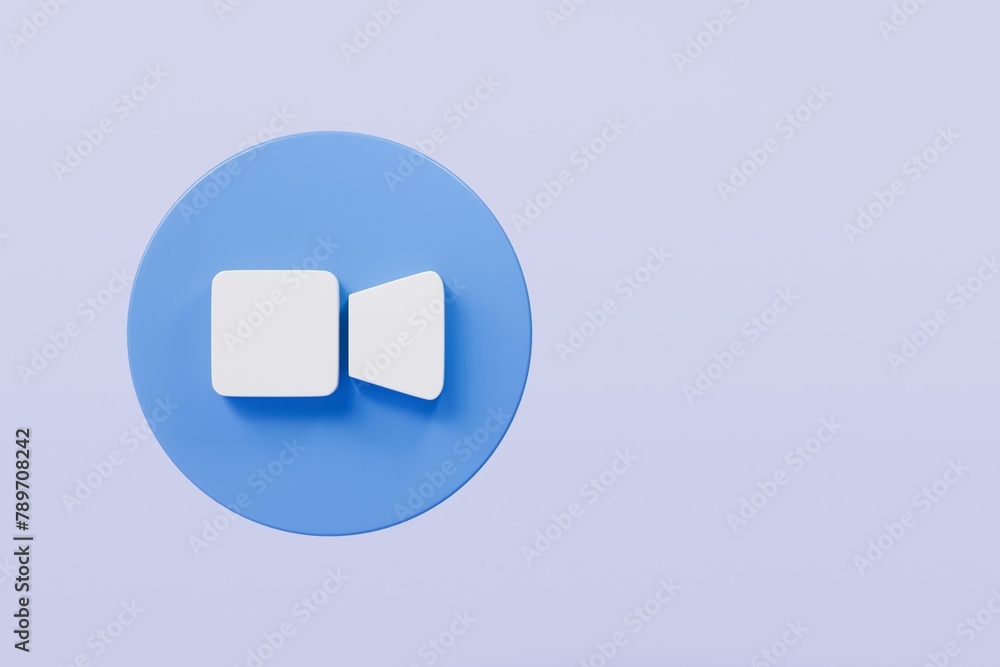 3d Online meeting icon isolated on purple background. Online Meeting, Virtual Conference Video call, Briefing, Teamwork Concept. Minimal 3d Online meeting icon creative design. 3d render. 3d Online meeting icon isolated on purple background. Online Meeting, Virtual Conference Video call, Briefing, Teamwork Concept. Minimal 3d Online meeting icon creative design. 3d render.