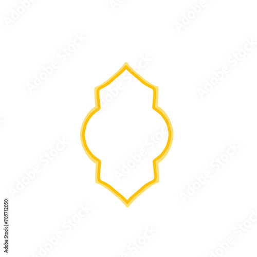 islamic frame shape