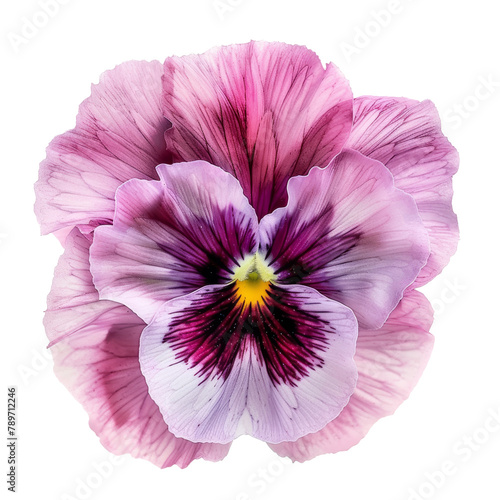 pansies  flower isolated on a transparent background. PNG cutout 