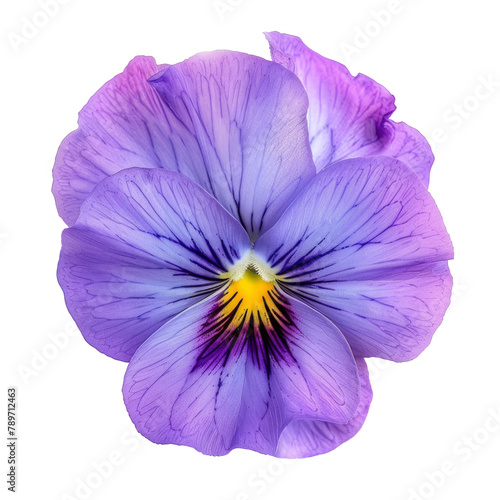 pansies  flower isolated on a transparent background. PNG cutout  © zebronit