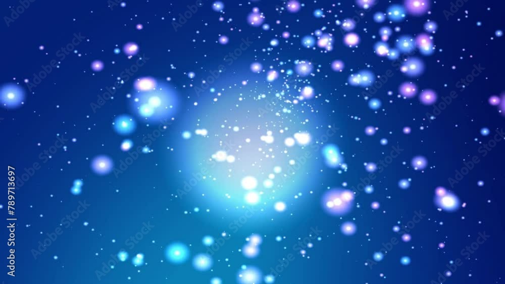 4k blue soft floating stars motion background 4k blue soft floating stars motion background