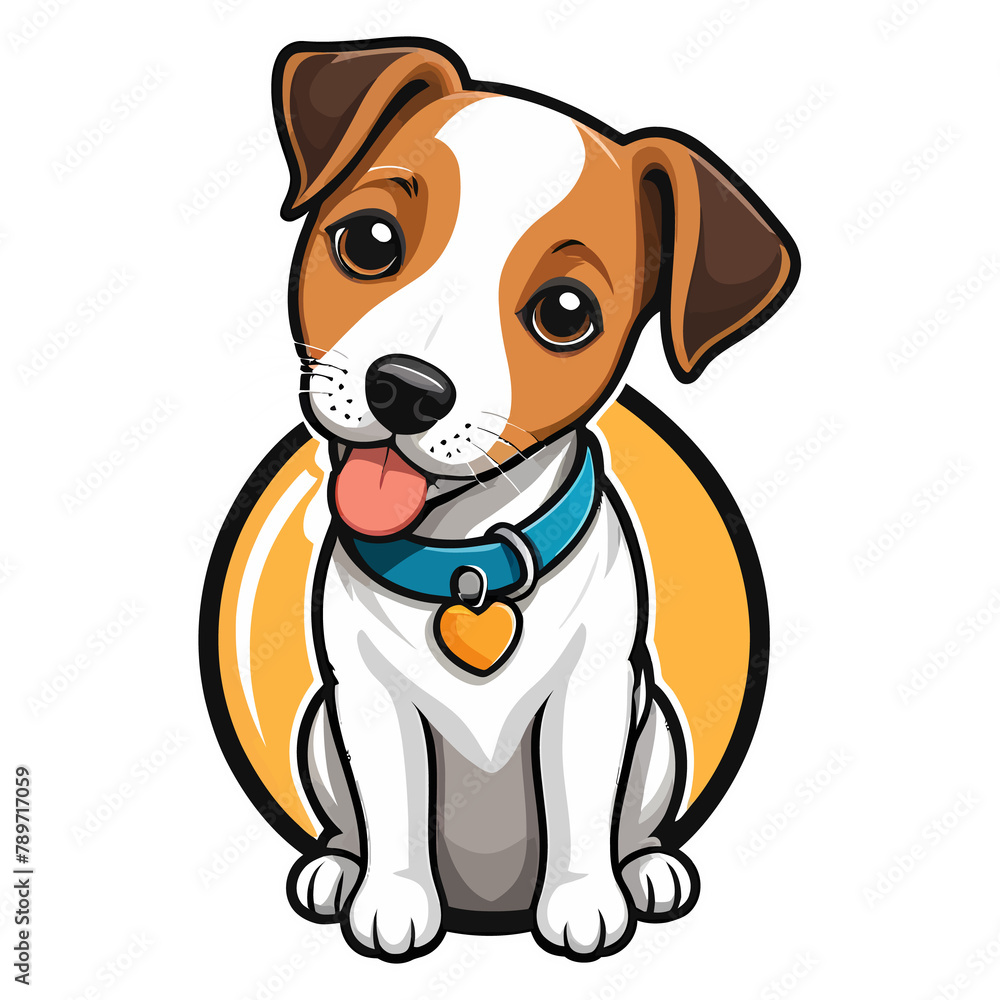 Cute dog logo vector Artwork. Adorable Dog and Puppy illustration ...