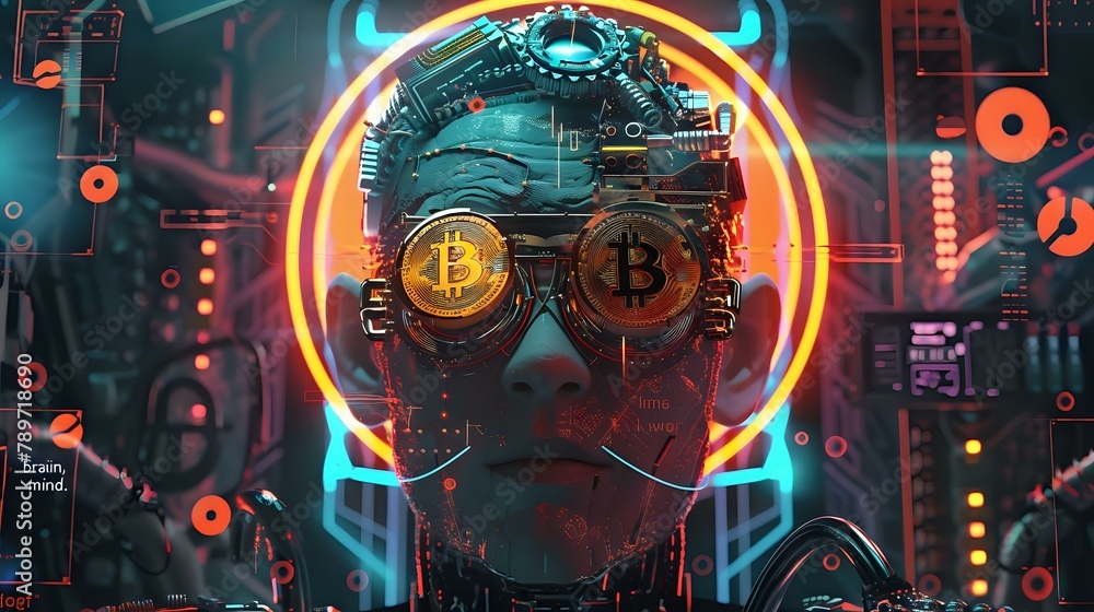 Cryptocurrency Revolution: A Striking Depiction of Bitcoin's Future