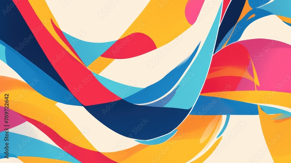 Obraz premium A collection of 10 dynamic motion graphic design elements featuring tapered stroke pop ups and seamlessly flowing animated lines on alpha channel
