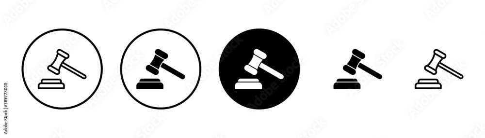 Gavel icon vector isolated on white background. Hammer icon vector. Judge Gavel Auction Icon Vector. Bid Gavel icon vector isolated on white background. Hammer icon vector. Judge Gavel Auction Icon Vector. Bid