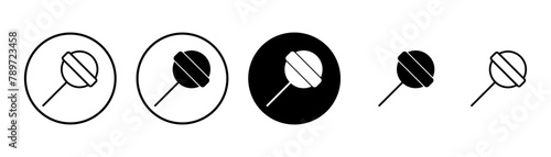 Candy icon vector isolated on white background. Candy vector icon