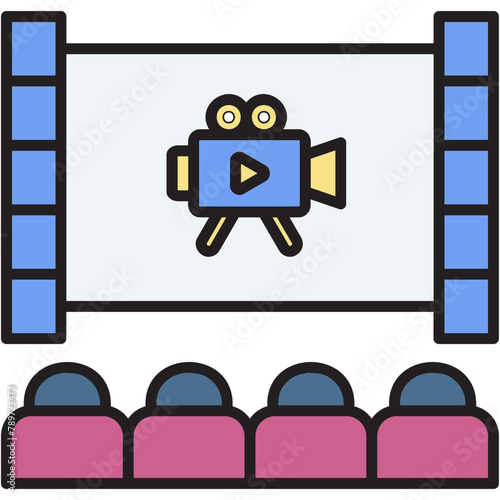 Movie Premiere Illustration
