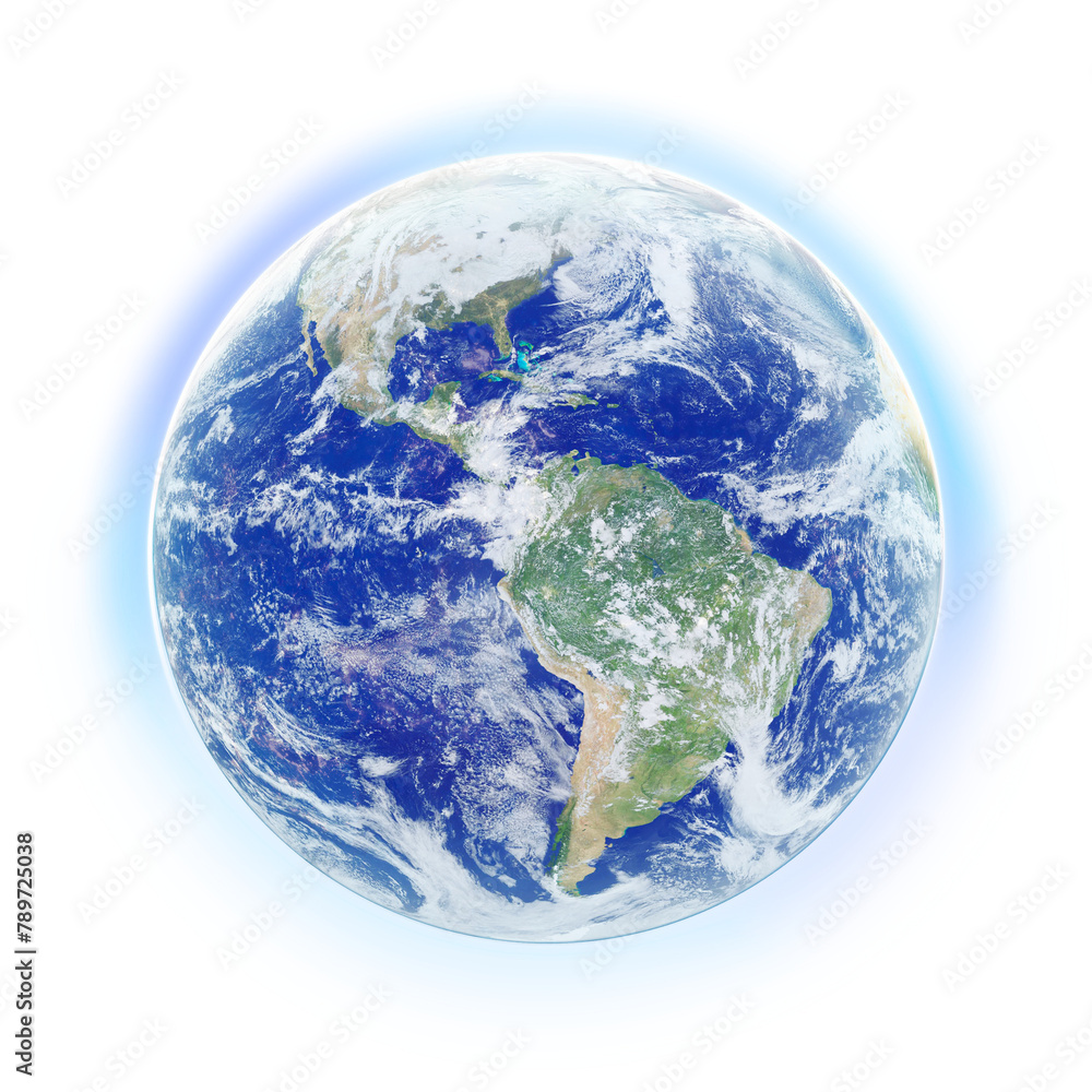 PNG glowing planet Earth, environment graphic, transparent background